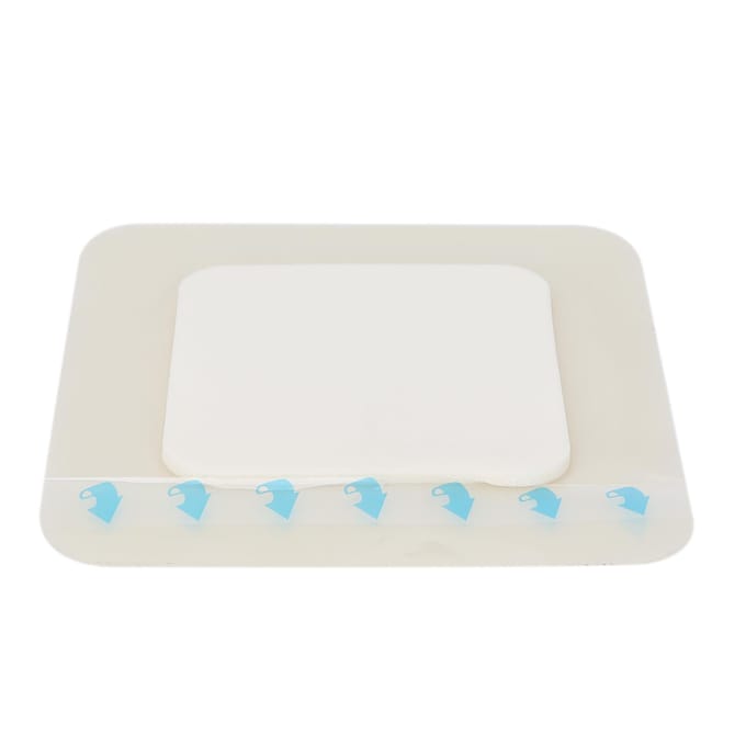 Zelfklevend Schuim Wondverband Pad Snelle Genezing Hydrocolloïd Gel Pleisters met Rand white