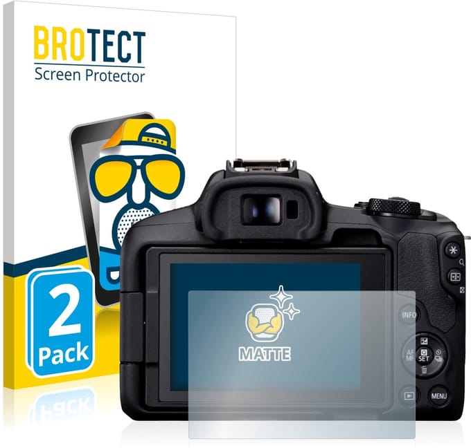 BROTECT - Screenprotector voor Canon EOS R50 - Folie Beschermfolie matte 2 Stuks