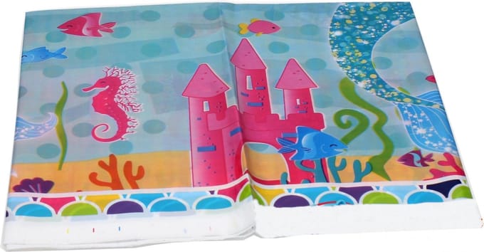 Tafelkleed - Kasteel - Junior - Blauw-Roze-Groen - 220 x 132 cm