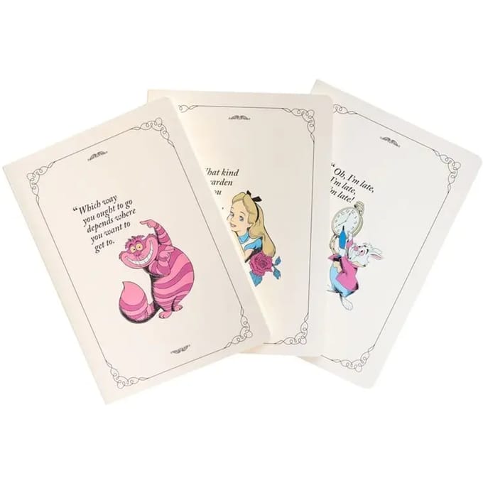 Kladblok Erik Disney Alice in Wonderland A6