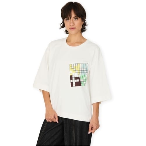 T-shirt Korte Mouw Skfk Hendaia Shirt - White