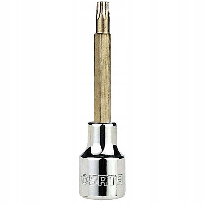 SATA Torx Bit Dopsluiting 1/2" T50, 100mm Lengte