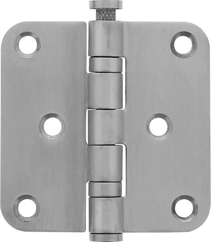 Intersteel Kogellagerscharnier afgerond tot 50 kilo rvs geborsteld