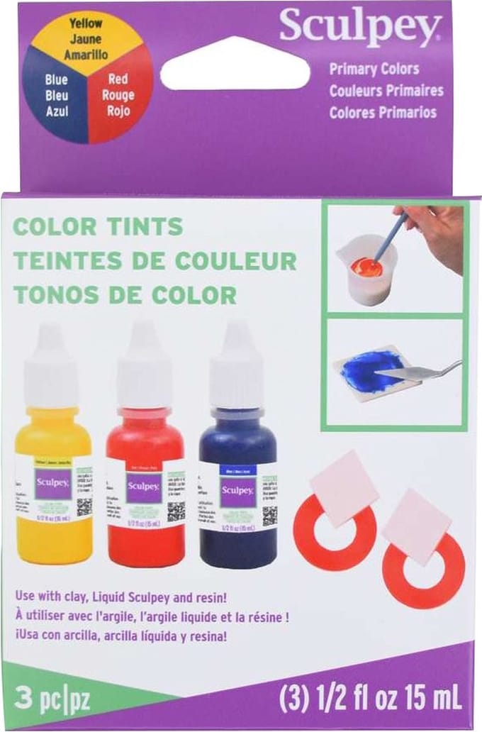 3 primary color tints - Sculpey