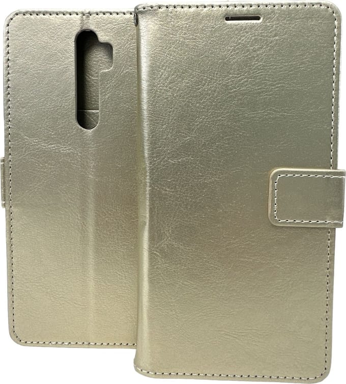 Portemonnee Book Case Hoesje Geschikt voor: Oppo Reno 2 - Goud