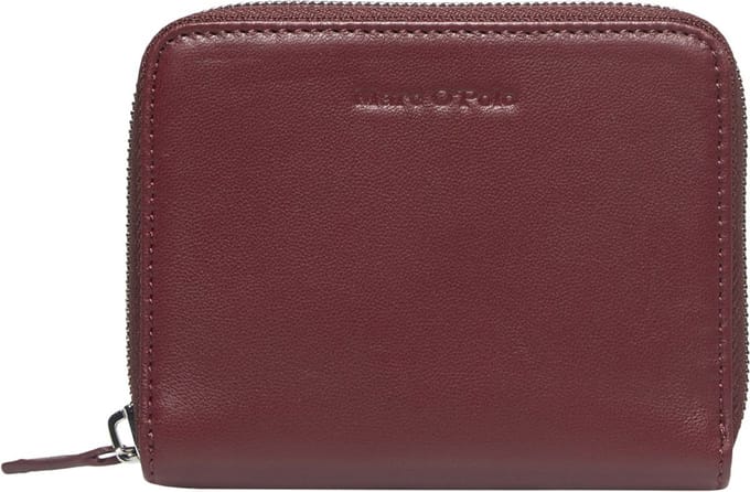Marc O'Polo Portemonnee Ellis Zip Wallet Deep Ruby Wijnrood
