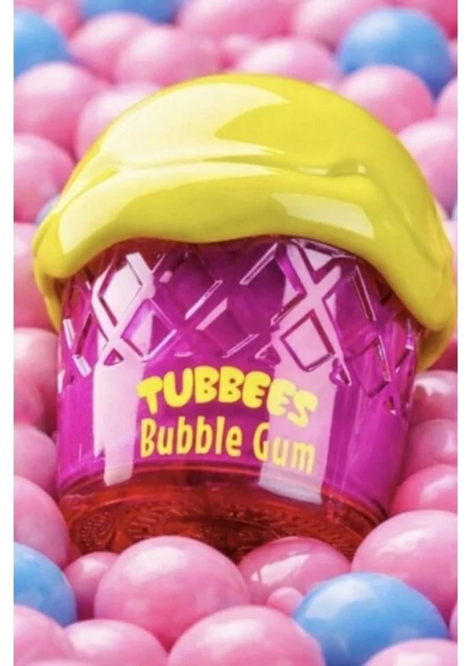 GRANDEUR TUBBEES Lip Balm - Bubble Gum, 10ml