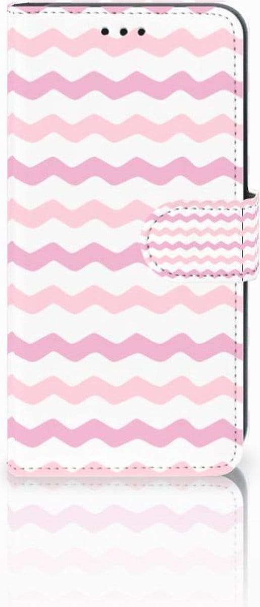 Xiaomi Mi A2 Lite Telefoon Hoesje Waves Roze