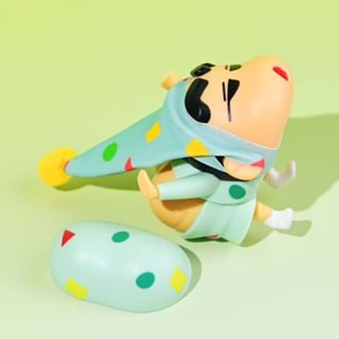 Foong - Crayon Shin-Chan Pajamas Hat Chilling Peppermint 2-in-1 Thai Herbal Inhaler & Balm 1 pc