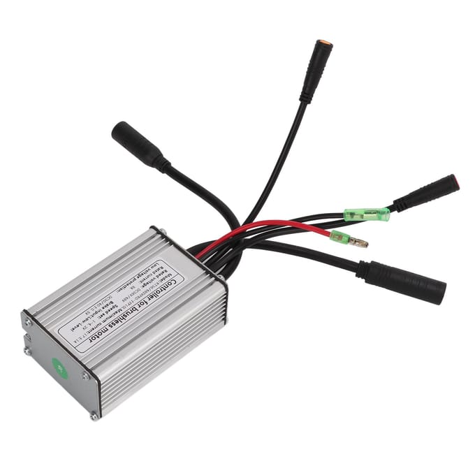 Elektrische Fiets 36V48V 17A Sinusgolf Controller 6mnd met Lichtlijn voor 250W Motor gray