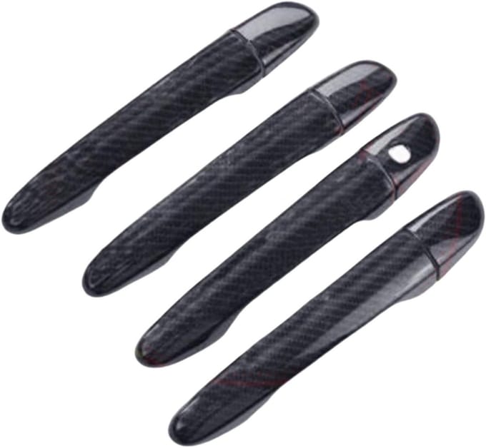Deurgreep Afdekking - Handgreep Covers - Auto Beschermen - Krasbestendig ABS - 1 Set - Carbonfiber