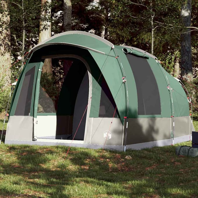 Vidaxl Kampeertent, 3-Pers., Tunnelmodel, Groen, Waterdicht
