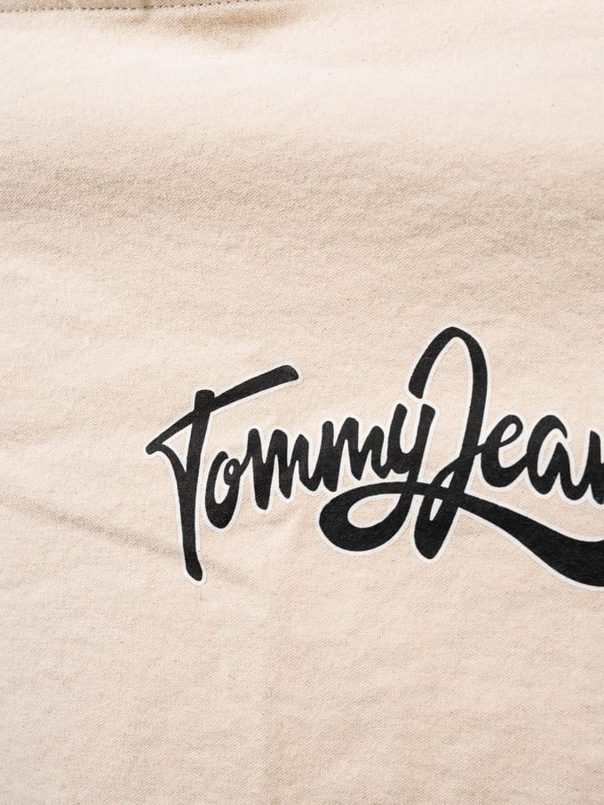 Boodschappentas Tommy Jeans TJW CANVAS TOTE NATURAL