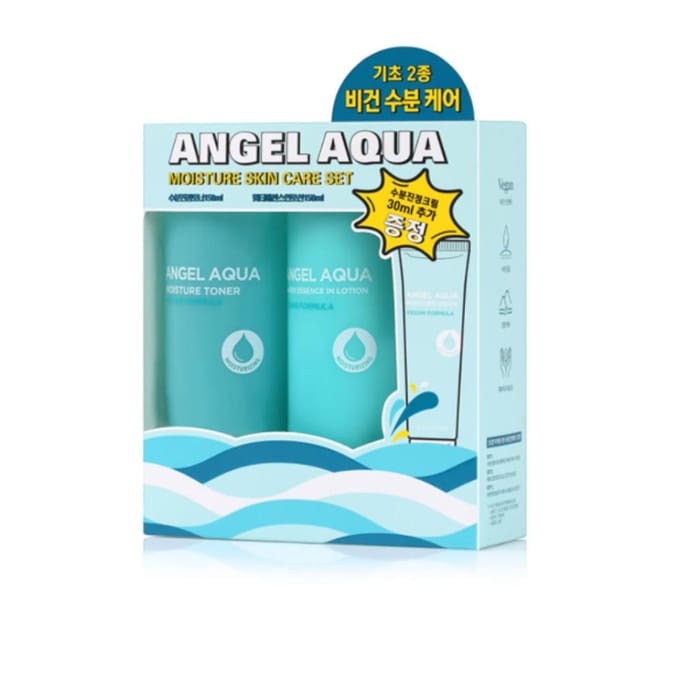BEYOND Angel Aqua Hydratant Apaisant Ensemble de Base 2 Articles (Toner 150ml + Lotion Essence d'Eau 150ml + Crème 30ml) white