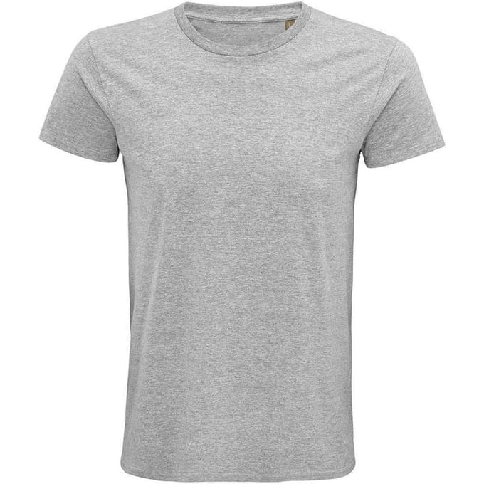 SOLS Heren Crusader Melange T-Shirt (Grijze Melange)