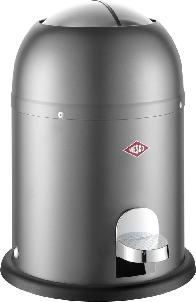 Wesco Mini Master afvalemmer - 6 l - matgrafiet