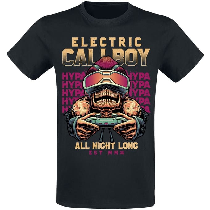 Electric Callboy All Night Long Heren T-shirt - zwart - XL