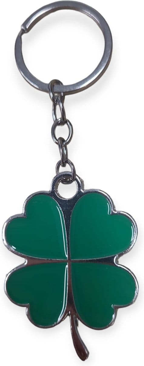 Doodadeals® 2-Pack Klavertje Vier Sleutelhanger - Clover Four Sleutelhanger - Geluks Sleutelhanger