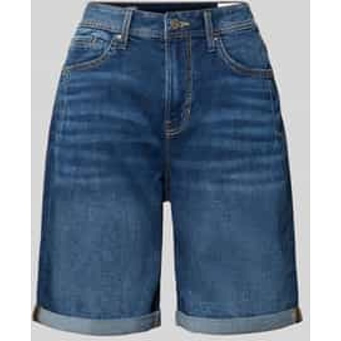 regular fit korte jeans van katoenmix model 'SURI'