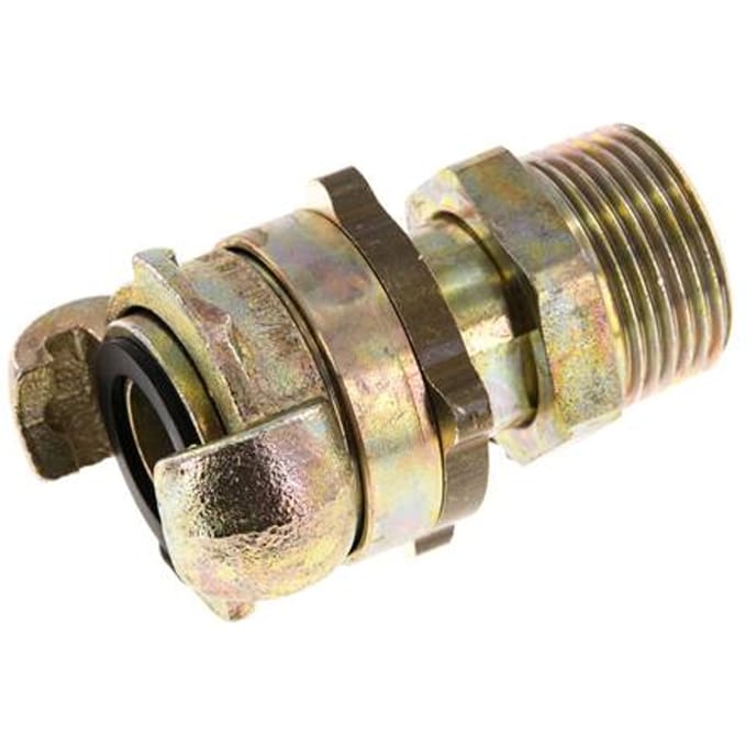 Gietijzer DN 17 DIN 3238 compressor klauwkoppeling - CL42-17-M-IN-SE-100