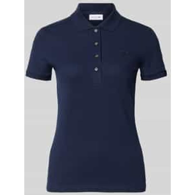 Lacoste Dames Poloshirt - Navy Blue - Maat 36