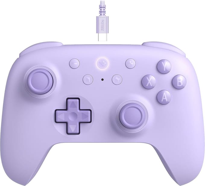 8BitDo Ultimate 2C Wired Pad - Purple - Wired Controller - Android