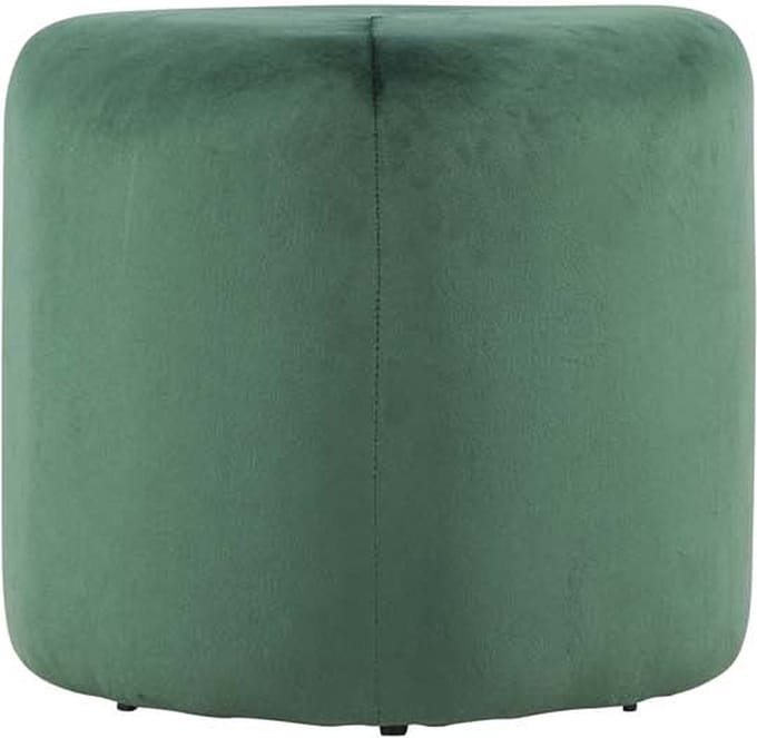 Peg poef Ø46cm velours groen.
