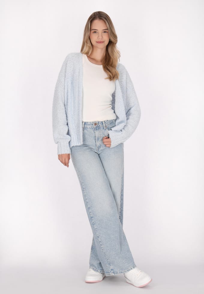 Mymo Vest Dames lichtblauw