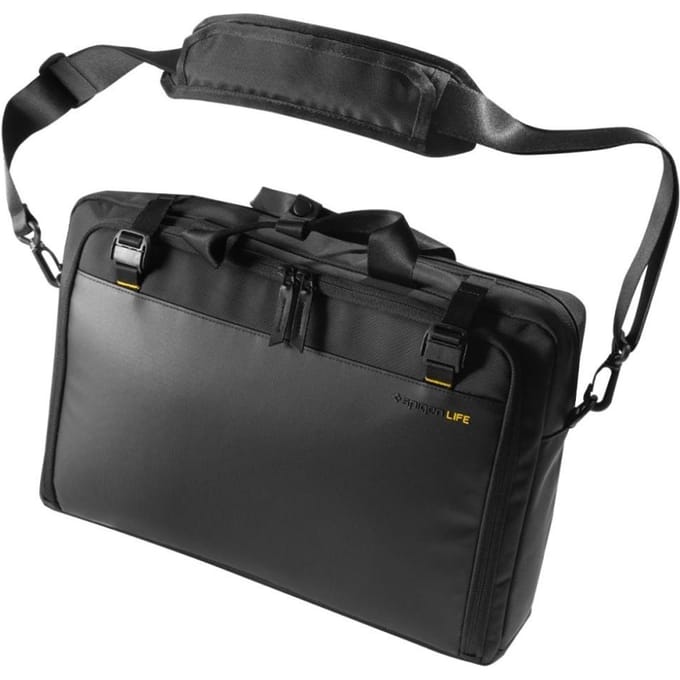 Spigen Klasden KD300 Laptop Business Schouder Tas Zwart