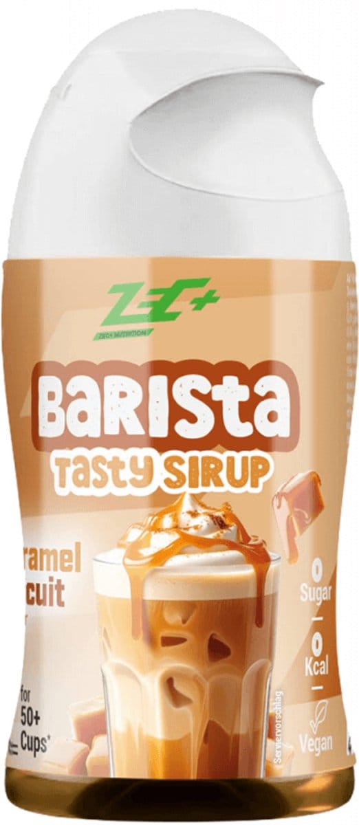 Zec+ Barista Tasty Sirup (10x65ml) Caramel Biscuit - Functionele voeding - Smaakstoffen/zoetstoffen
