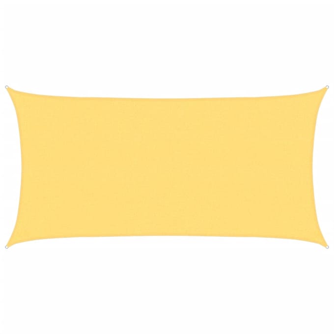 vidaXL - Zonnescherm - HDPE - rechthoekig - 2x4 - m - beige