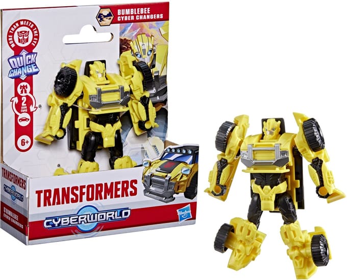 Transformers TRA Cyberworld 4in Cyber changer Bumblebee Offroad
