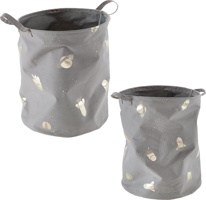howa Set van 2 Opbergmanden Speelgoedmand Kinderen "Space" 8704