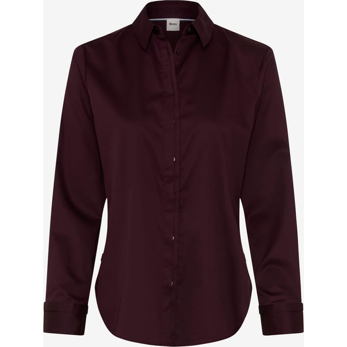 Brax Dames Blouse  Style VICTORIA blackberry violet, donkerpaars, maat 40
