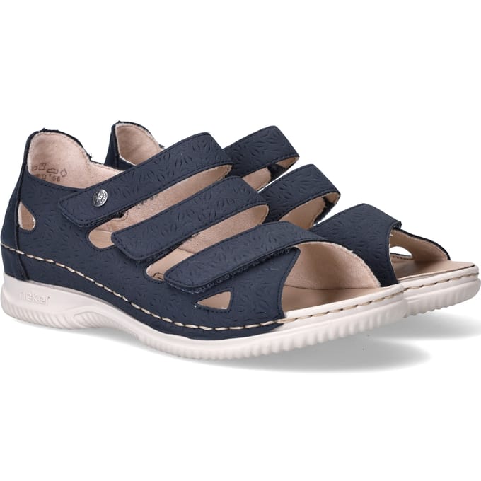Rieker Sandalen - Dames - Blauw - Maat:42