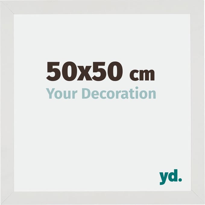 Your Decoration - Fotolijst 50x50 cm - MDF - Wit Mat - Mura