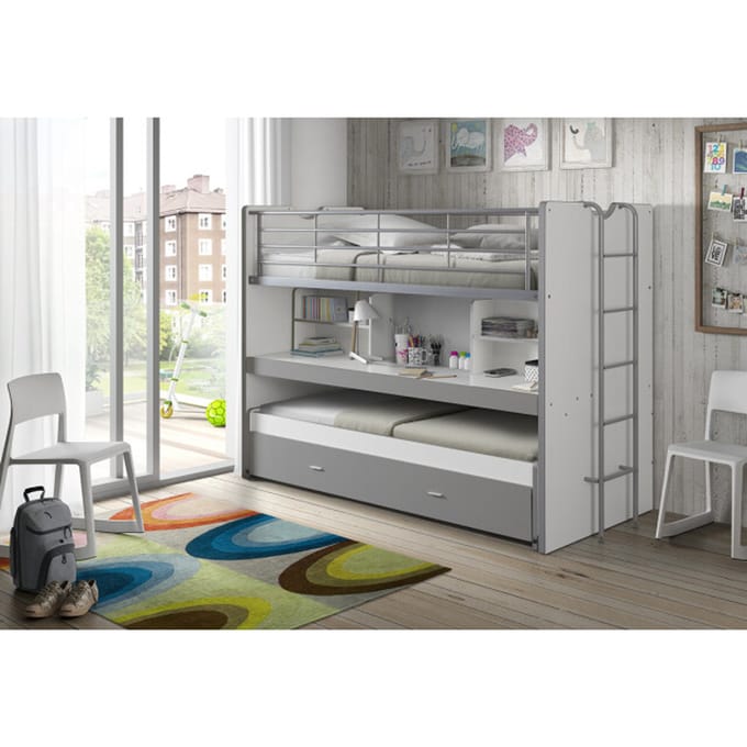 LUCEVI - Bonny Stapelbed 90x200cm - Zilver