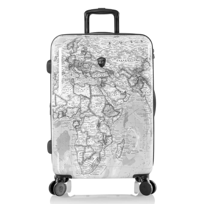 HEYS trolley Journey 3G Trolley 26" Black / White Map wit 67cm
