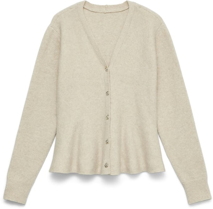 VERO MODA - VMGRACE LS V-NECK FITTED CARDIGAN EXC - Dames - Cardigans