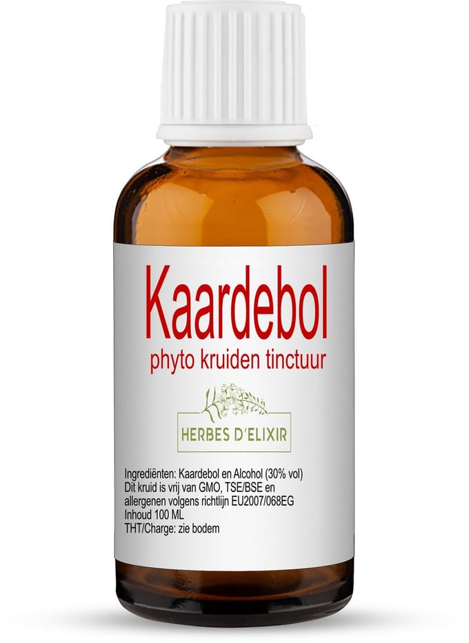 Herbes D'elixir Kaardebol tinctuur - 100 ml - Ondersteunt de weerstand