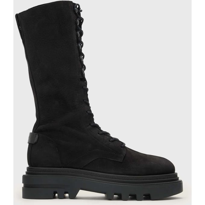 AllSaints Jay Boot Washed Black Taglia: 40 | Stivali Outlet | Donna | Nero