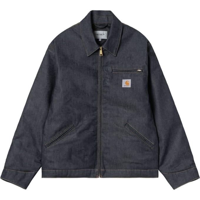 Jeansjack met borstzak en labeldetail