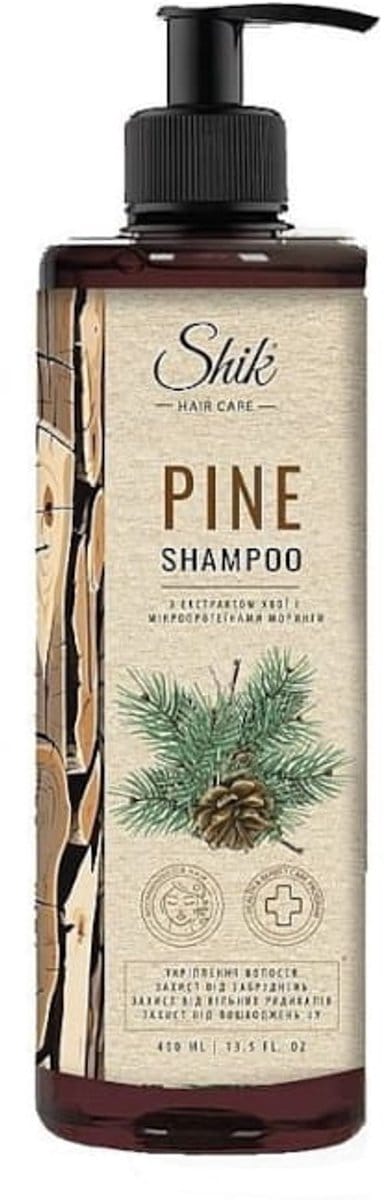 Biologische Conifeer Haar Shampoo - pijnboom - dennenextract - moringa extract - glanzend - gezond - sterk haar 400ml