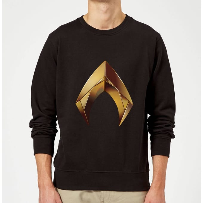 Aquaman Symbol trui - Zwart - M