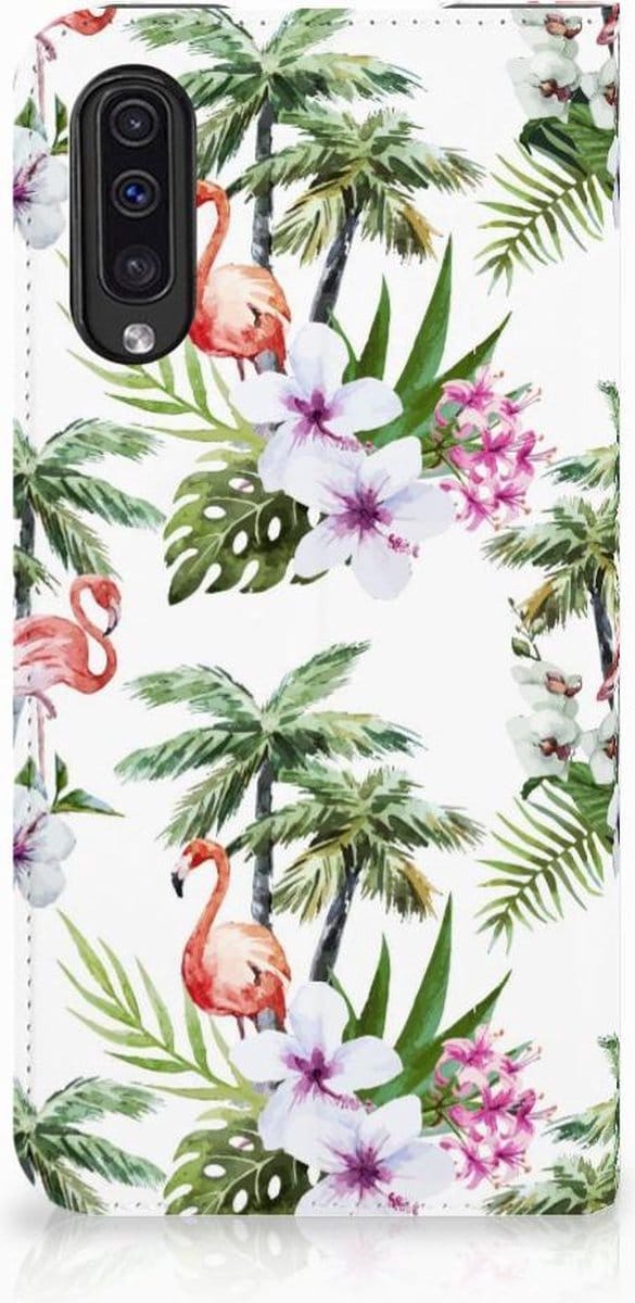 Samsung Galaxy A50 Hoesje maken Flamingo Palms