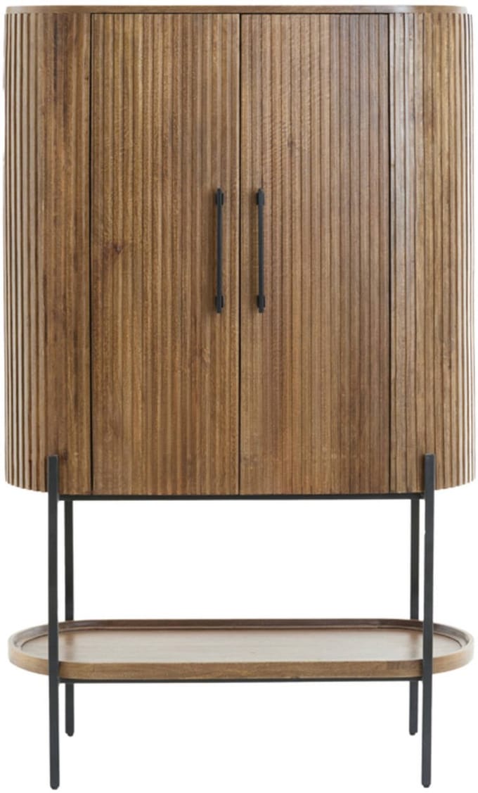 Light & Living - Kast DUMOSI - 100x40x165cm - Bruin
