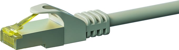 Danicom Cat7 S/FTP (PIMF) patchkabel - 30 meter grijs - netwerkkabel - internetkabel - UTP kabel - RJ45 - 10000 mbit/s