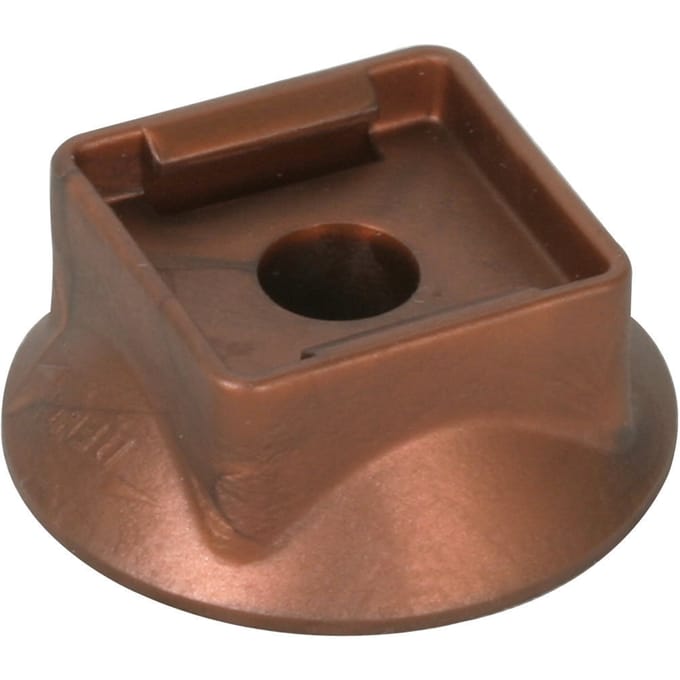Dehn Bruin Plastic Voethouder Voor Geleider En Staaf - 276017 [10 stuks]