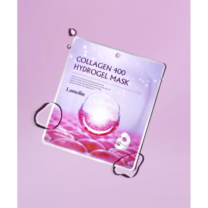 Lamelin Collageen 400 Hydrogel Masker Pak 10 Vel 25g NONE white