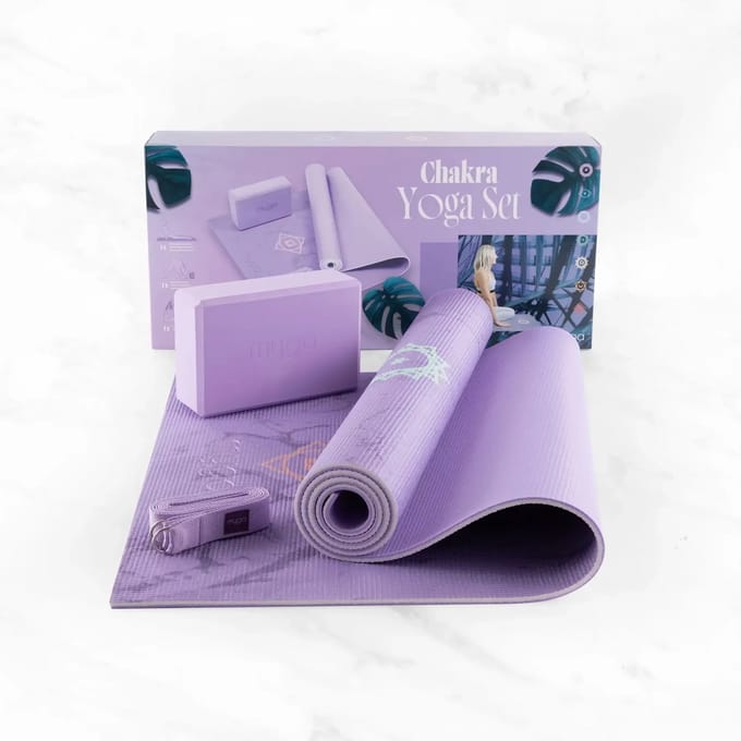 Yoga starterskit chakra - Myga - lila